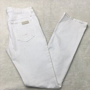 Joe's Jeans Justen White Denim Straight 30 x 33.5